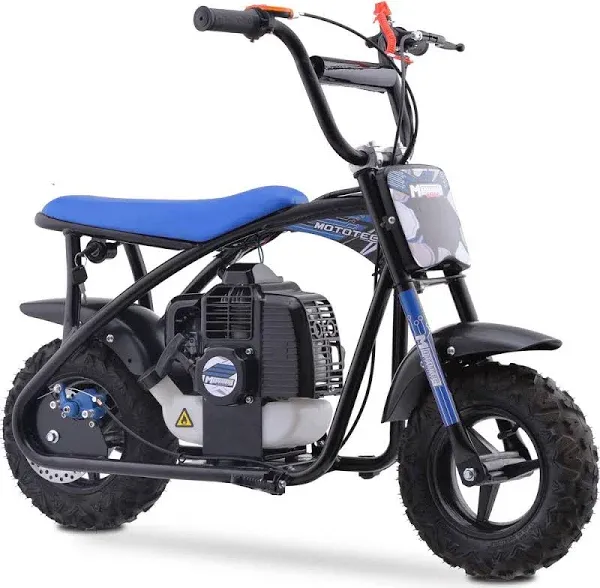 MotoTec Bandit 52cc 2-Stroke Kids Gas Mini Bike