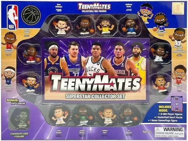 Teenymates NBA Series 8 Superstar Collectors Box Gift Set