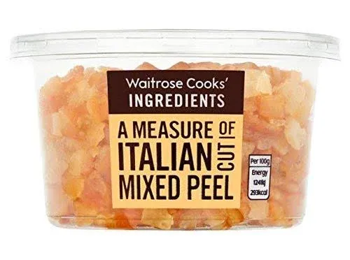 Waitrose Italian Cut Mixed Candied Peel - 200g (0.44 lbs)