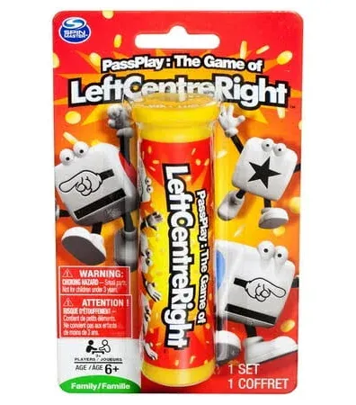 Left Center Right Dice Game - Styles Vary Tube/Tin