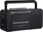 Boombox MP3 Conversion Cassette Tape Player Recorder AM FM Radio, Cassette to MP