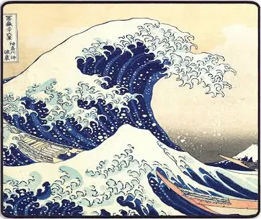 The Great Wave off Kanagawa, by Hokusai