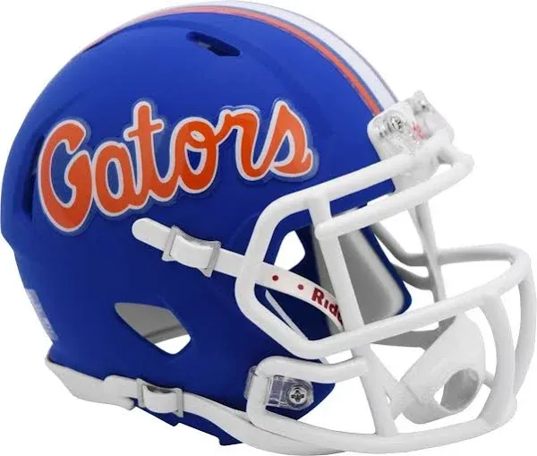 Riddell NCAA Florida Gators Matte Blue Speed Mini Football Helmet