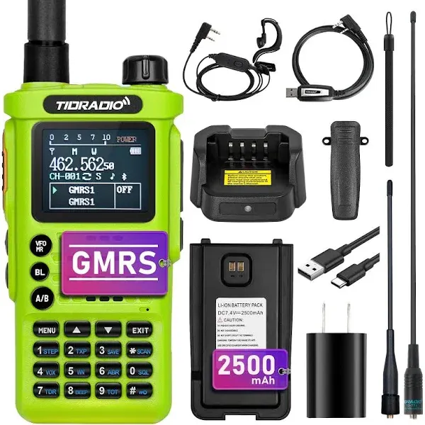 TIDRADIO TD-H8 Ham / GMRS Radio 2 Packs