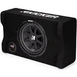 Kicker 48CDF104 Comp 10" Subwoofer in Down Firing Enclosure