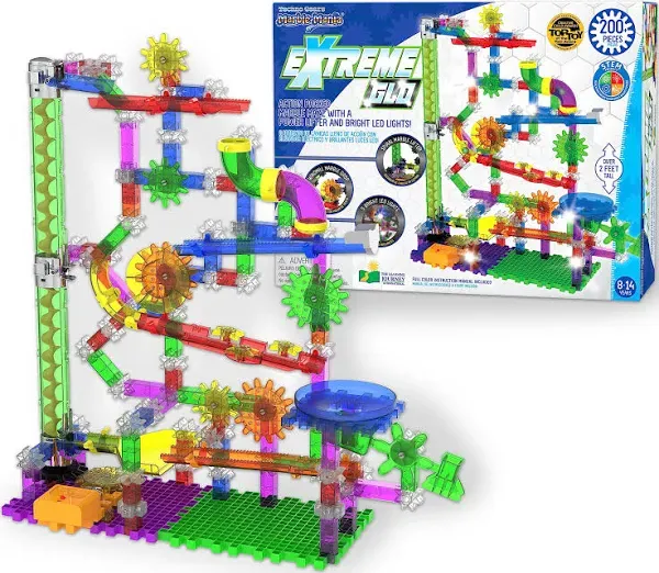 The Learning Journey: Techno Gears Marble Mania - Extreme Glo 200+ pcs - Glow 