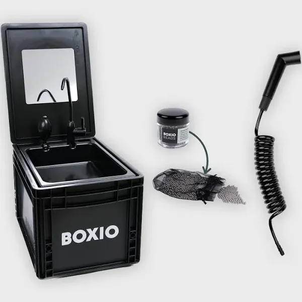 BOXIO - WASH Portable Sink: Compact, Lightweight Camping Sink Outdoor/Indoor Use