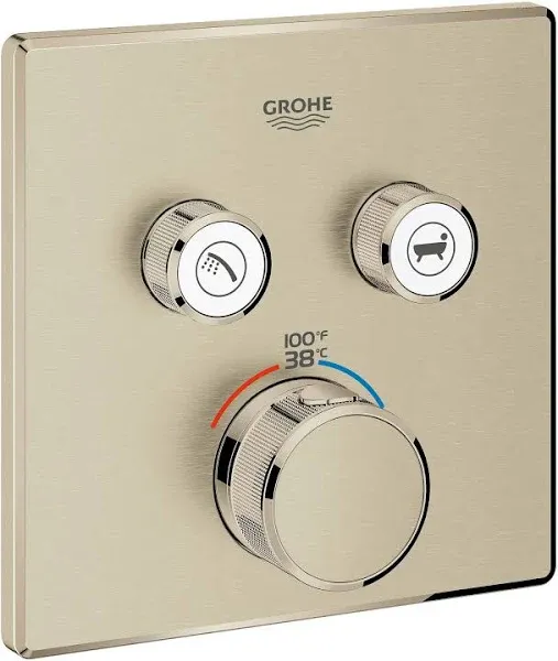 Grohe SmartControl Dual Function Thermostatic Valve Trim Only with