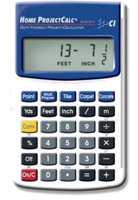 Calculated Industries 8510 Calculator Home Project