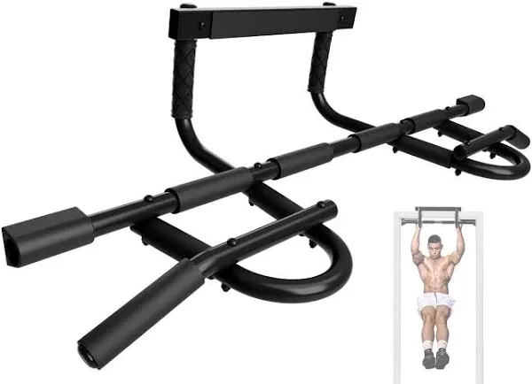 Heavy Duty Pull up Bar for Doorway,Solid Bar Construction, Multi-Grip Pull-Up Ba