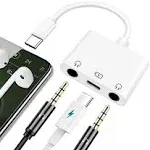 USB C to 3.5mm Headphone Splitter