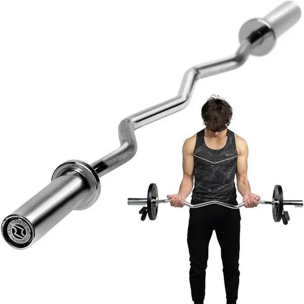 Rage Fitness EZ Curl Bar