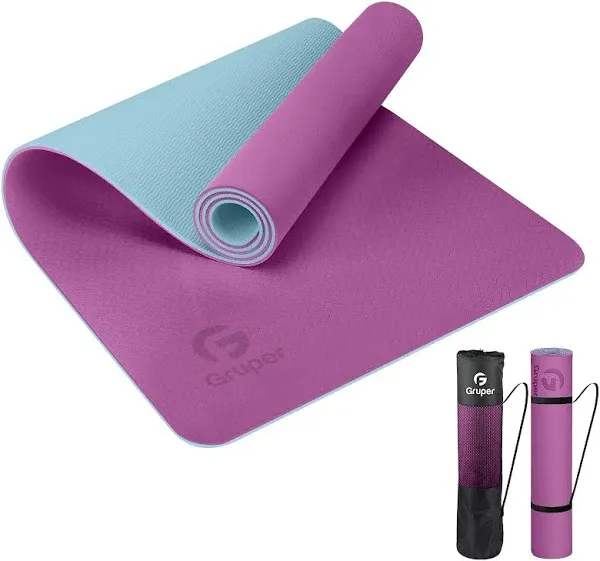 Yoga Mat Non Slip, Eco Friendly Fitness Exercise Mat with Carrying Strap,Pro Yog