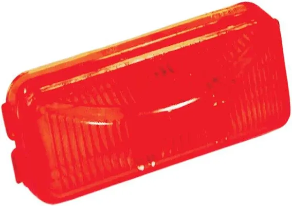 Truck-Lite 15200R 15 Series Marker Clearance Light - Incandescent, PL-10 Lamp Connection, 12v