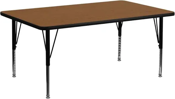 Flash Furniture Rectangular Laminate Activity Table XU-A