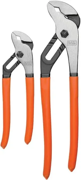 BLACK+DECKER Slip Joint Pliers, 2 Pack (BDHT84001)