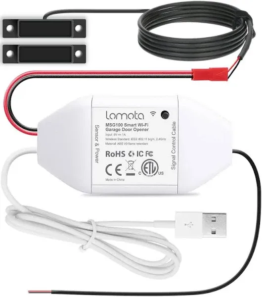 Lomota MSG100 Smart Wi-Fi Garage Door Remote Opener