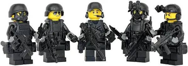 Modern Brick Warfare Special Forces Squad US Military Soldiers Custom Minifigure