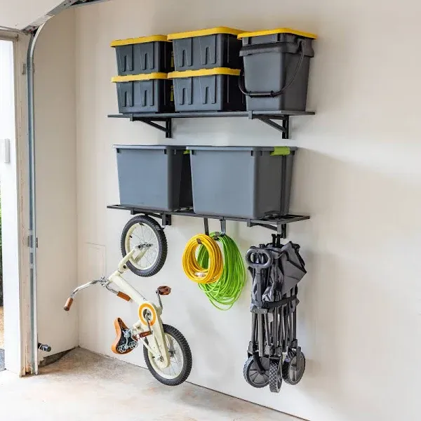 Heavy-Duty Garage Wall Mounted Shelves Wall Mount Storage Shelf with 1&#039; x 4&#039;