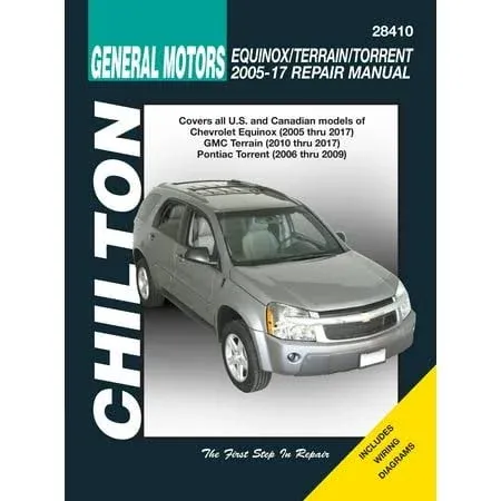 Chilton's General Motors Equinox, Terrain & Torrent 2005-17 Repair Manual