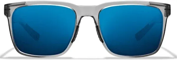 Roka Barton 2.0 Sunglasses with Crystal Grey Frames - Glacier Mirrors (Polarized) Lens | Regular (56)