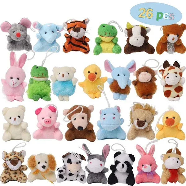 Mini Animal Plush Toy Set