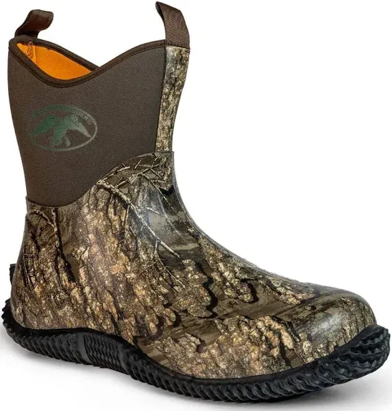 HOT SHOT Duck Commander x Countryman Men’s Hunting Ankle Boot | Durable Neoprene | Waterproof | Lightweight Camouflage Boots