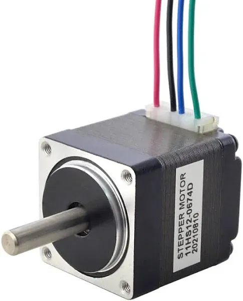 Stepperonline Micro Stepper Motor Nema 11 Bipolar Stepping 0.67A 17oz.in/12Ncm 1.8deg 4 Leads