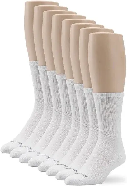 No Nonsense Women's Cushioned Crew Socks (8 Pair Pack)