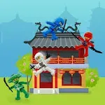 PicassoTiles 4 Piece Ninja Character Figure Set