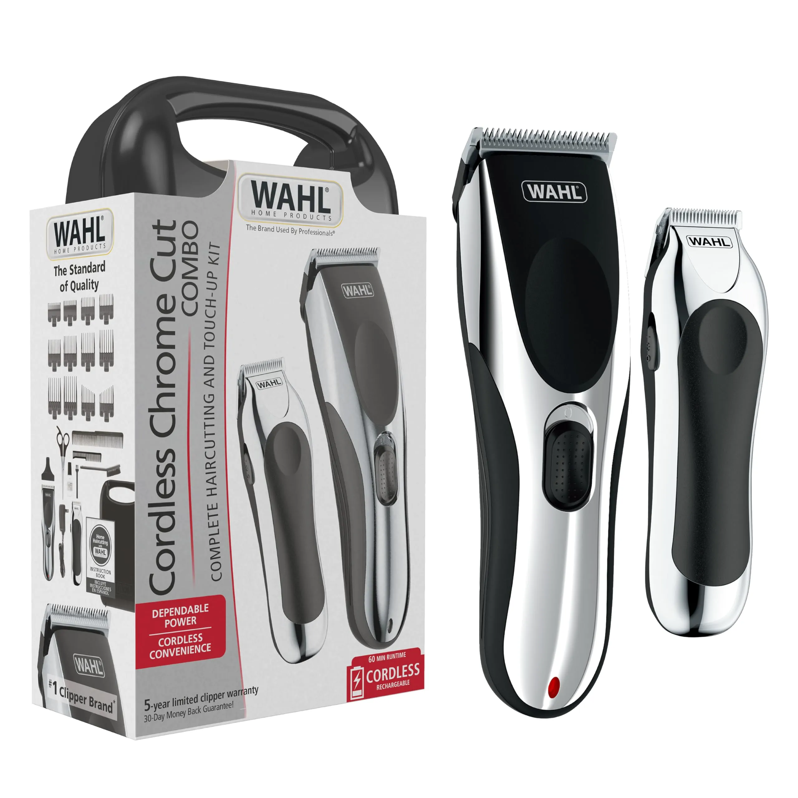 Wahl Clipper Cordless Chrome Pro Hair Clippers