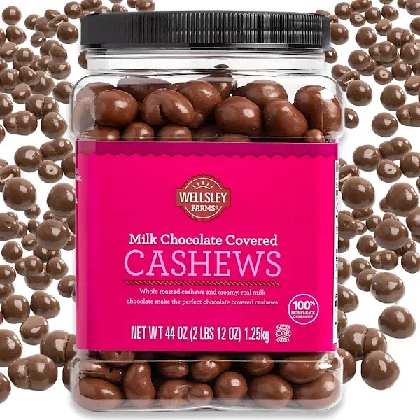 Wellsley Farms Milk Chocolate Covered Cashews