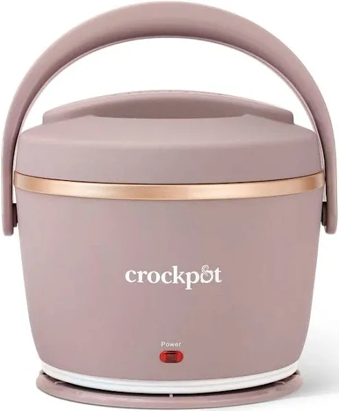 Crockpot Electric Lunch Box, Portable Food Warmer, 20-Ounce, Sphinx Pink