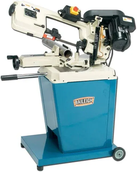 Baileigh 110V Metal Cutting Band Saw with Vertical Cutting Option BS-128M 1001095