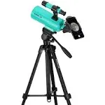 Sarblue Maksutov-Cassegrain Telescope, Mak60 Telescopes for Kids Adults 750x60mm, Compact Portable for Travel, Beginner Astronomy Telescope with Adju