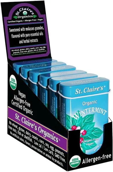 St. Claire's Organics Peppermints Herbal Breath Mints