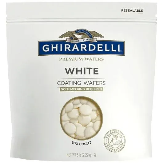 Ghirardelli White Chocolate Coating Wafers,  Non-GMO