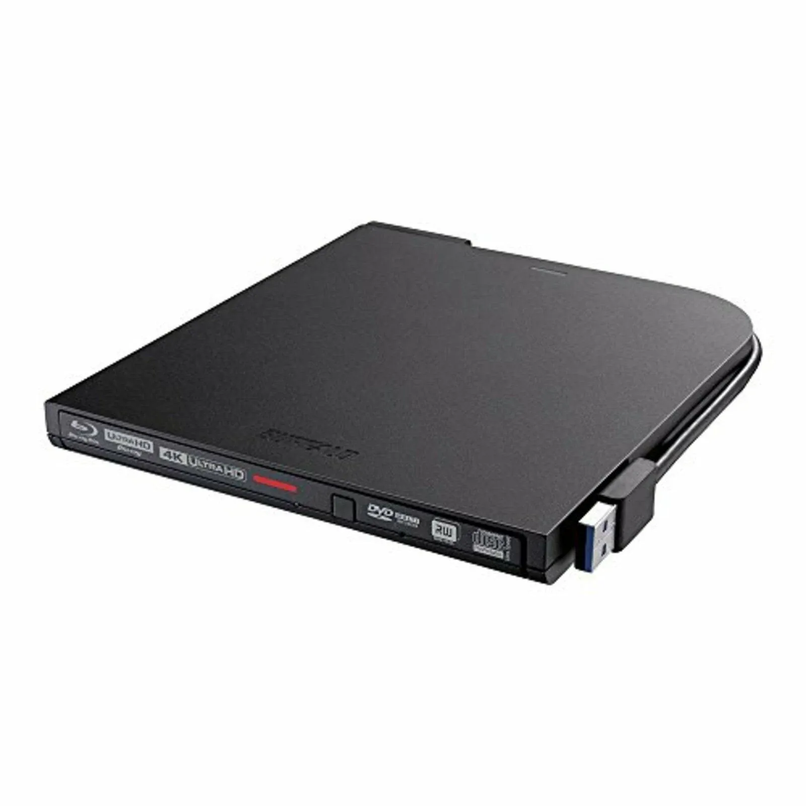 Buffalo Portable Blu Ray Drive BRUHD PU3 Bk Black UHD Bd Compatible