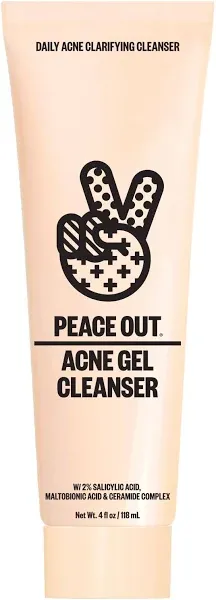 PEACE OUT Acne Gel Cleanser