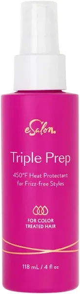 eSalon Triple Prep Heat-Activated Hair Protectant Spray 4 fl oz