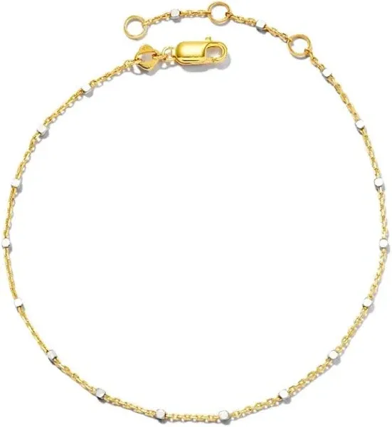 Kendra Scott Single Satellite Chain Bracelet in Sterling Silver & 18K Gold Vermeil