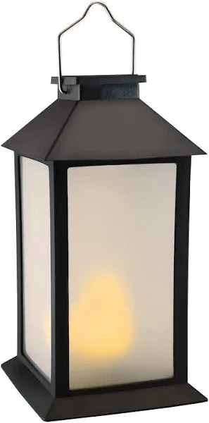 LumaBase Solar Powered Flame Effect Lantern