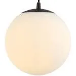 Bleecker 7.75" Metal/Glass Globe LED Pendant