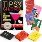 Tipsy Chicken, Drinking Party Card Game for Adults, Outrageously Fun Dares for G