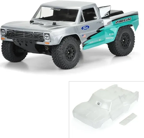 PROLINE 3551-17 1/10 Pre-Cut 1967 Ford F-100 Race Truck Clear Body: Short Course