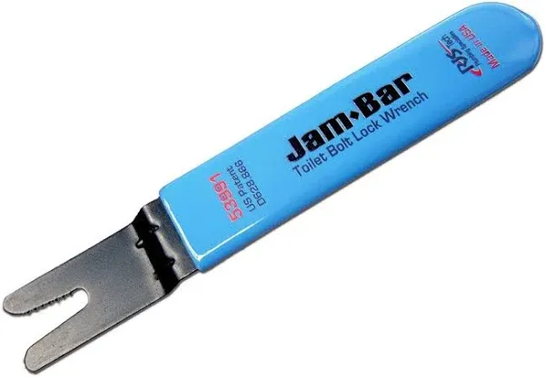 Jam-Bar Toilet Bolt Lock Wrench - Stops Toilet Bolt Rotation