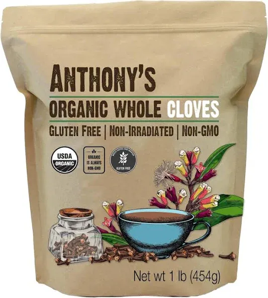 Anthony's Organic Whole Cloves