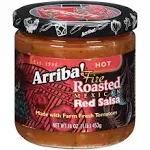 Arriba! Fire Roasted Mexican Red Salsa, Hot, 16 oz