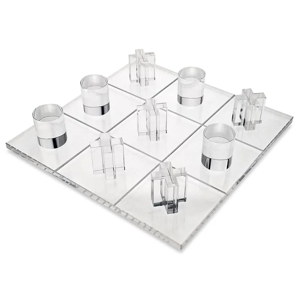 OnDisplay 3D Luxe Acrylic Tic Tac Toe Set