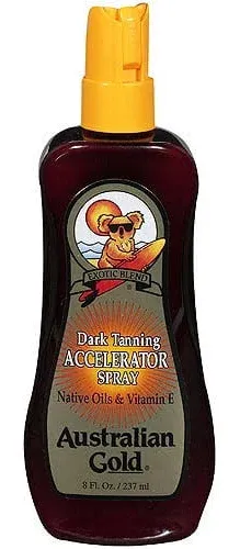 Australian Gold Dark Tanning Accelerator Spray Gel With Bronzer